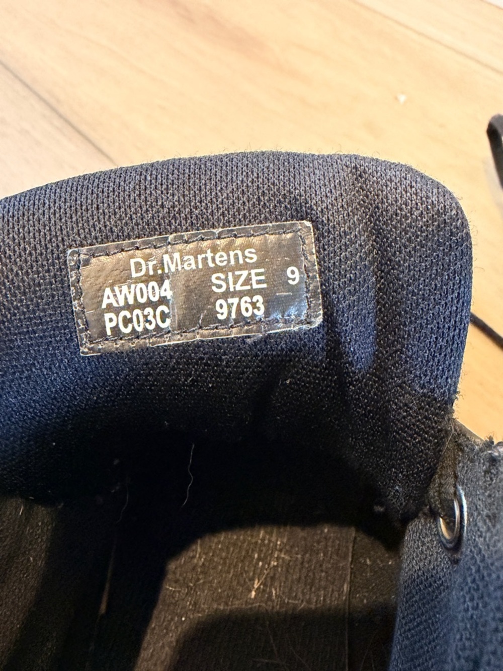 Dr. Martens Men's US 9 Vintage 90s Chunky Platform Shoes Goth Black Leather Rare - Picture 9 of 9